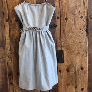 Banana Republic Strapless Wool Dress Size 12 NWT